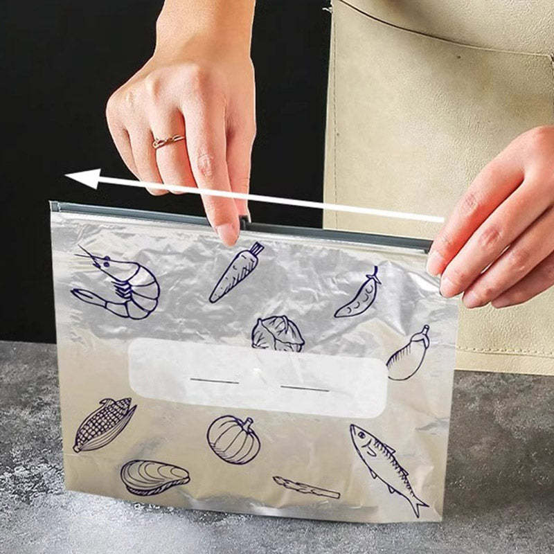 🔥Global bestseller🍗 Limited time offer! Buy 3 get 2 free🥦Reusable Aluminum Foil Sealable Storage Bags