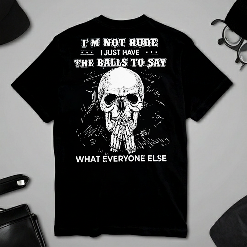 BOOMER: I'M NOT RUDE | Personalized Birth Year Hardcore Apparel