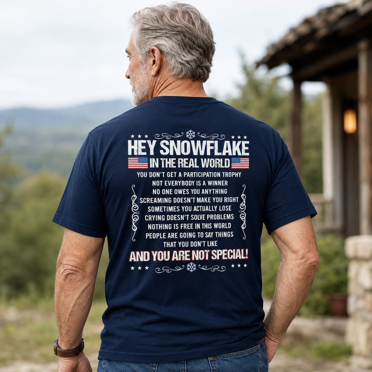 Hey Snowflake In The Real World T-shirt