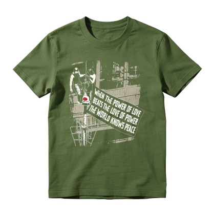 When The Power Of Love Beats The Love Of Power The World Knows Peace Graphic Unisex Classic T-shirt
