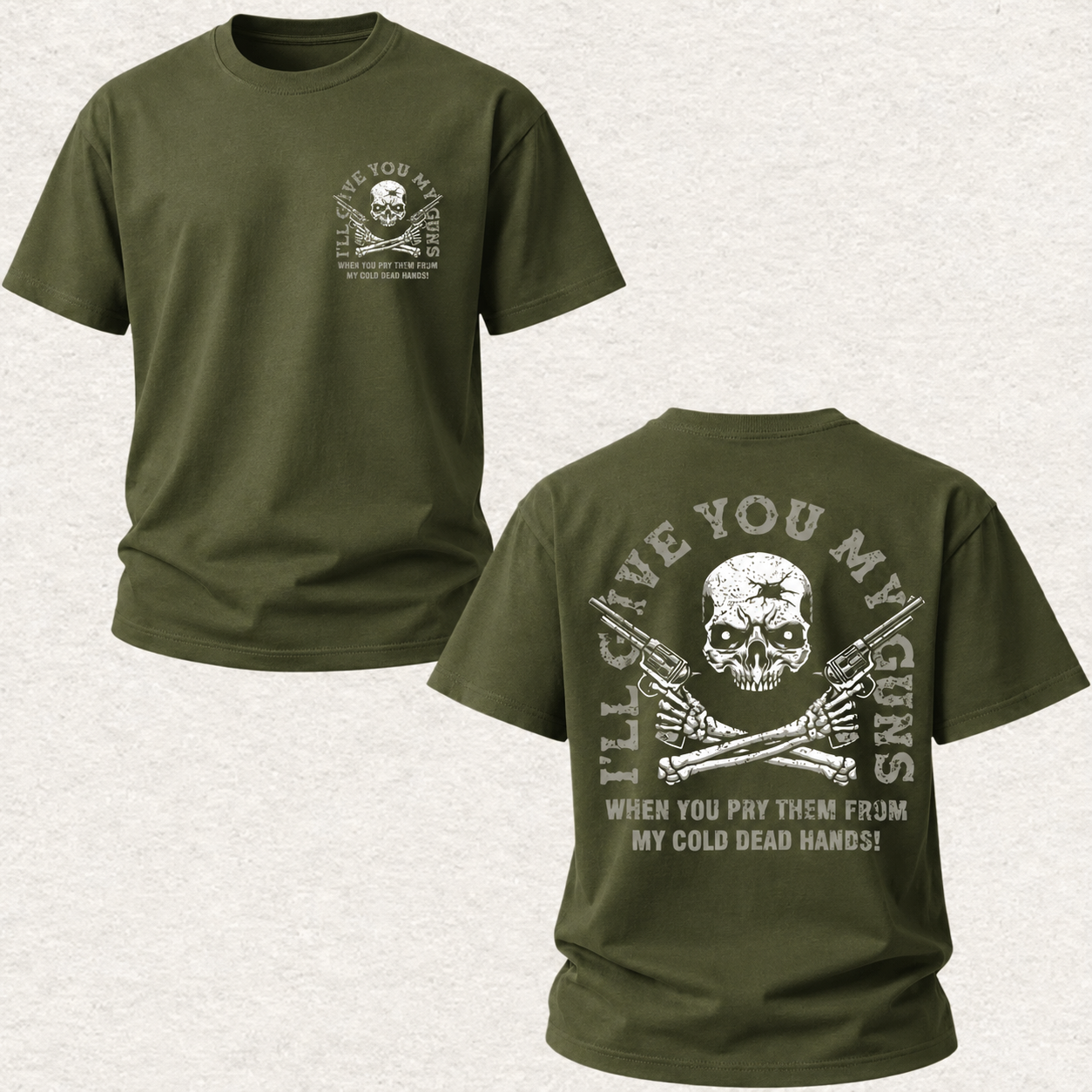 I'll Give You My Guns Printed Men's T-Shirt
