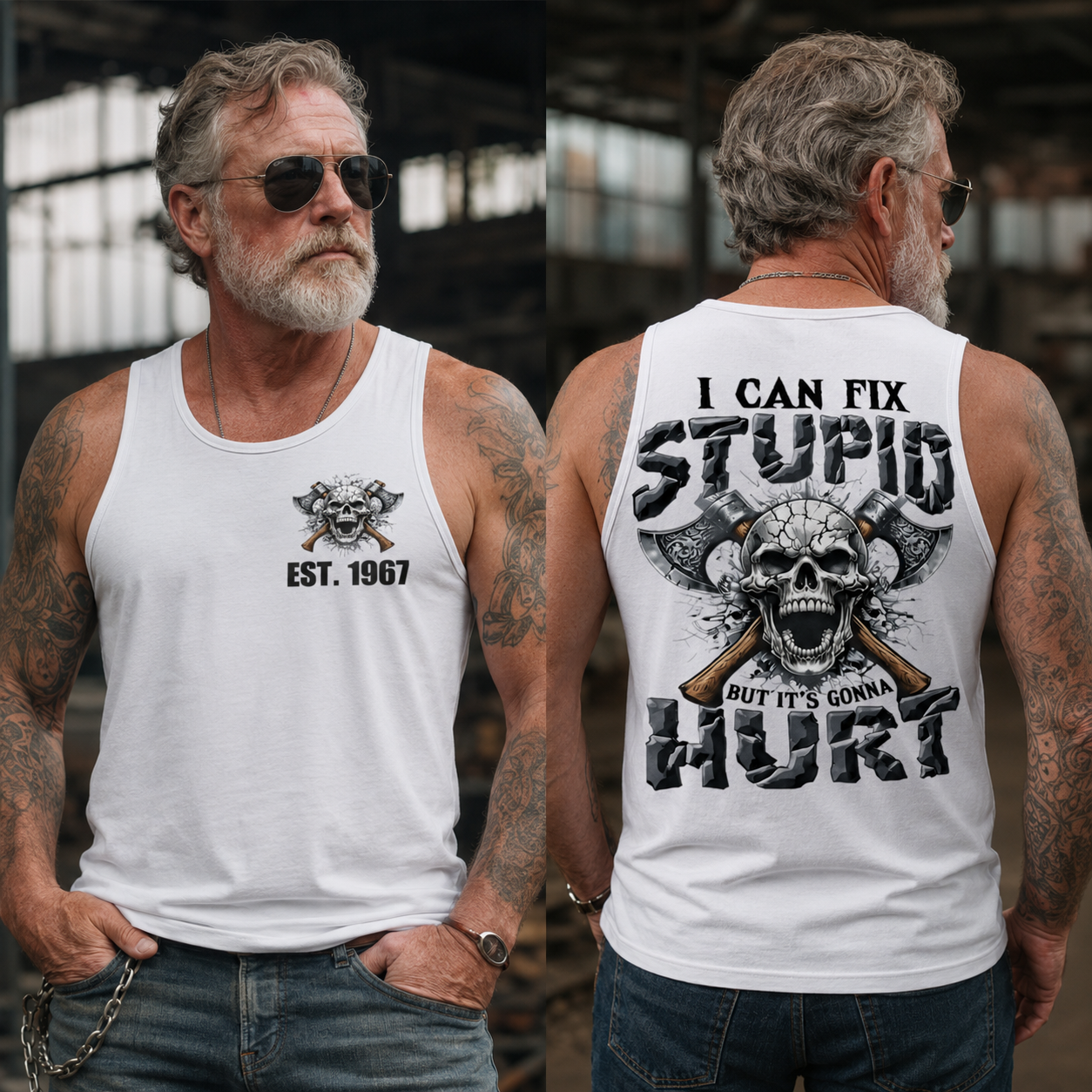 I Can Fix Stupid But It's Gonna Hurt GenX/Boomer Custom Unisex Tank