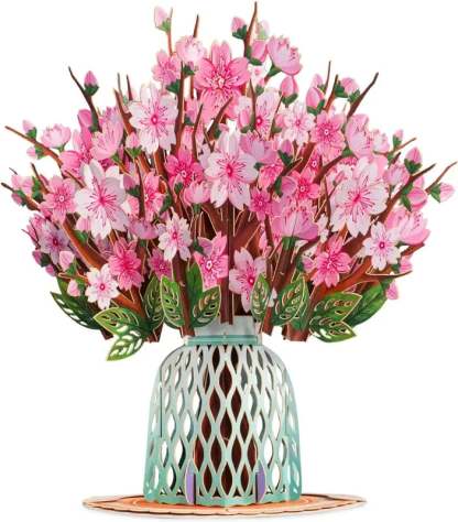 Everlasting 3D Flower Pop-Up Card – Valentine’s Day Keepsake Gift