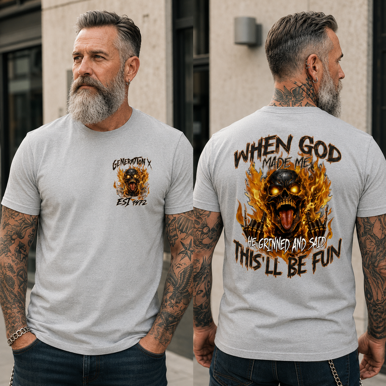 Personalization Year Gen X T Shirt, When God Made Me T Shirt , Gen X 1965-1980 T Shirt