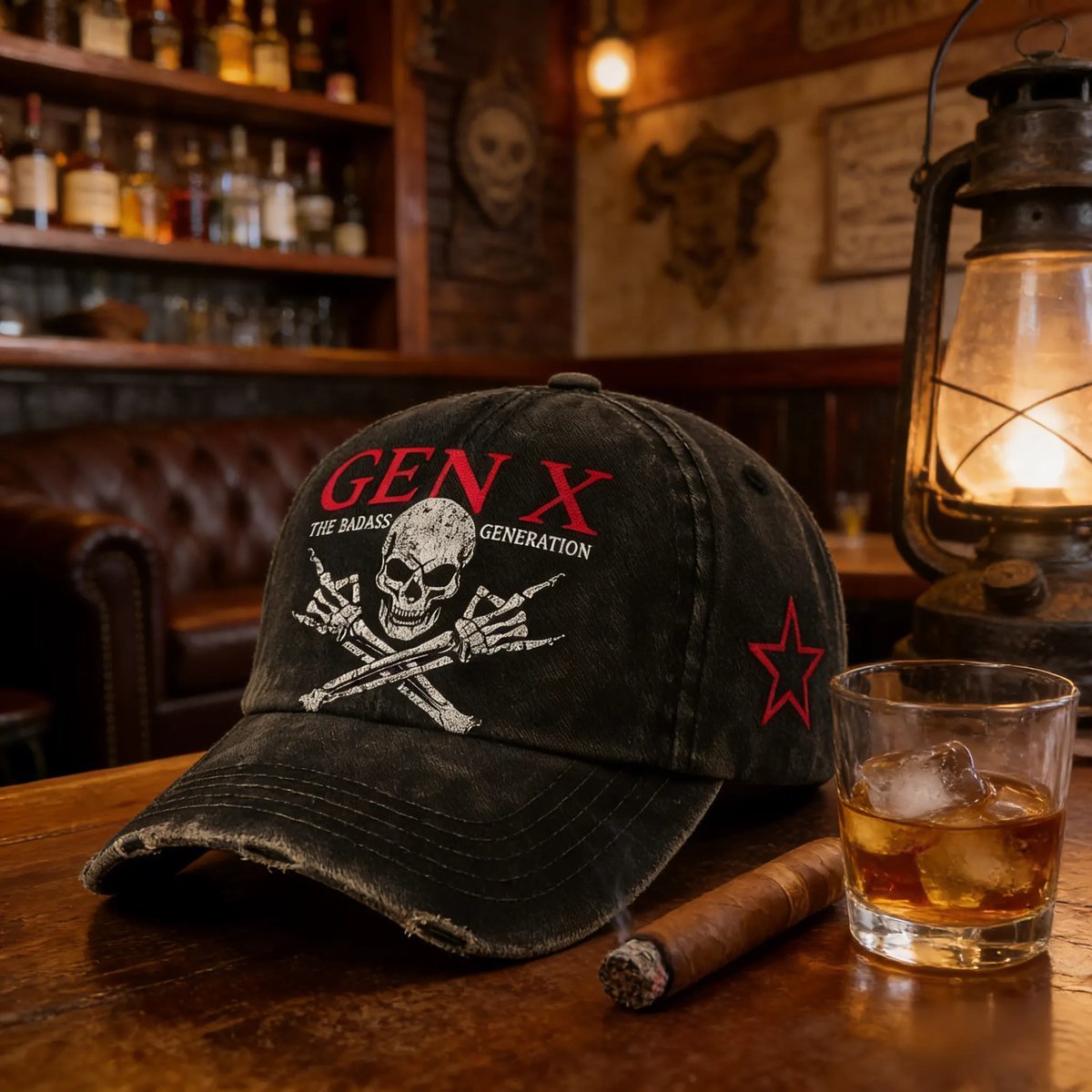 ⚡Flash Sale 50% OFF💀Gen X Rebel Skull Cap🏴‍☠️