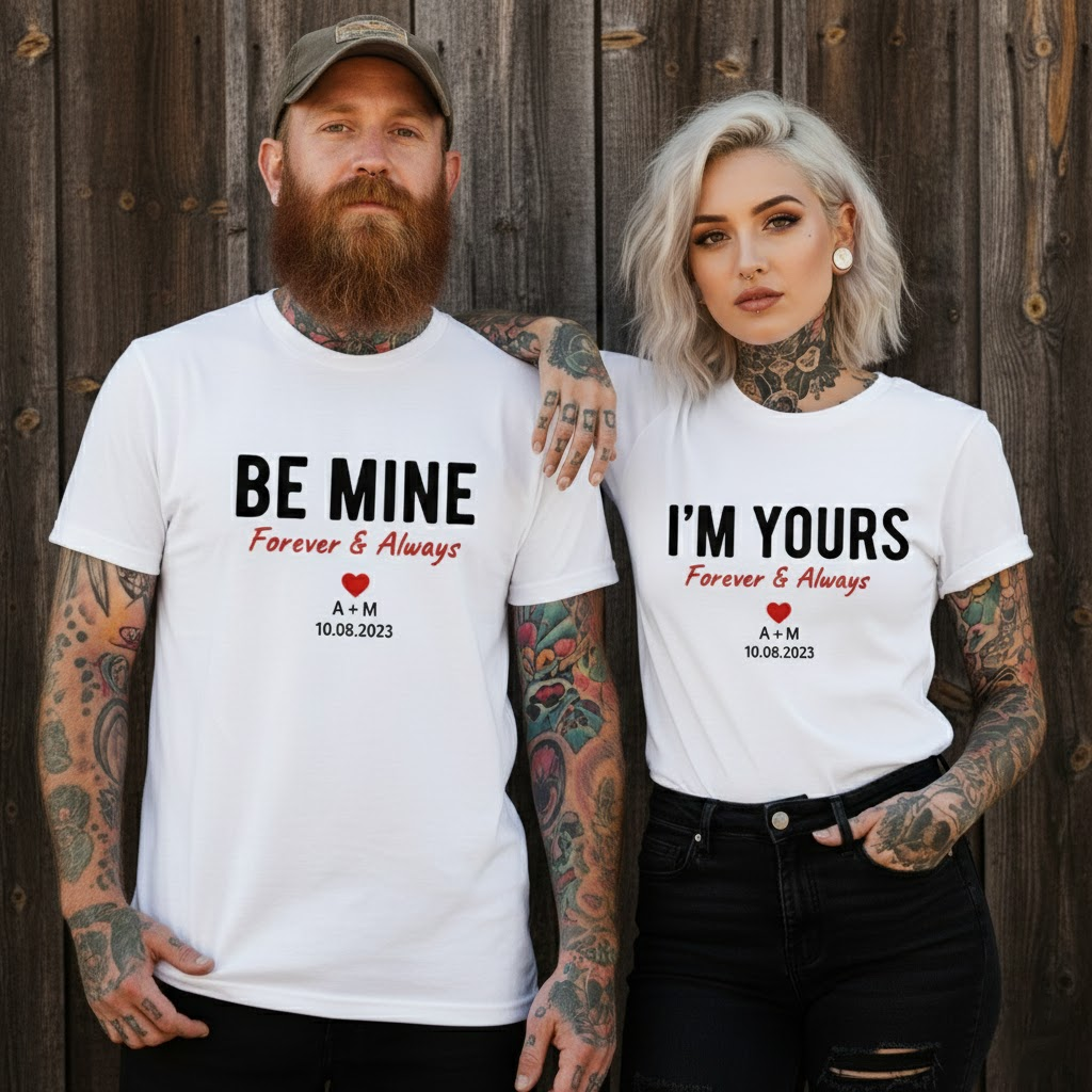 🖤 The "Forever & Always" Custom Commitment Tees 🖤