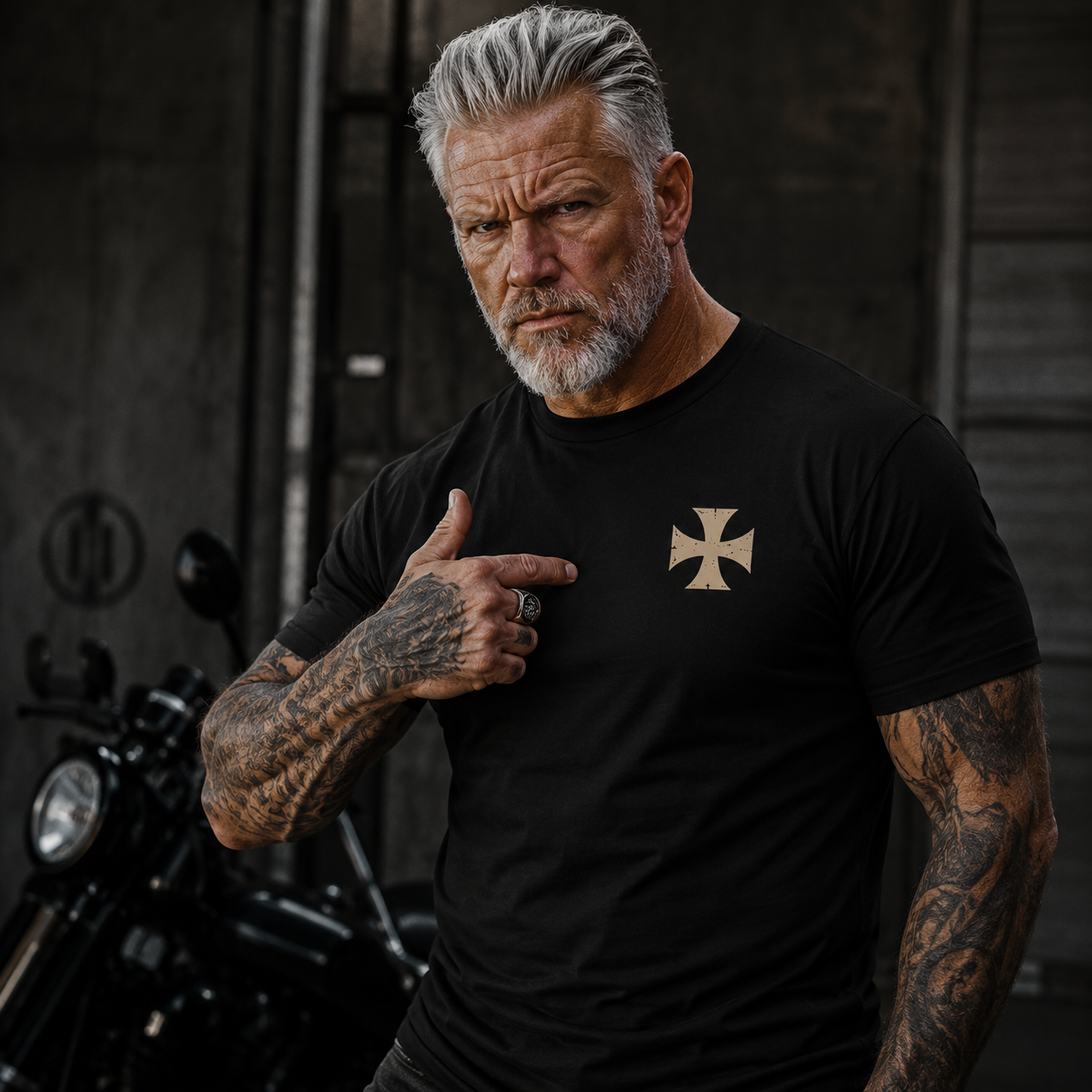 Luxe Mercerized Cotton Tee - Make No Peace With Evil