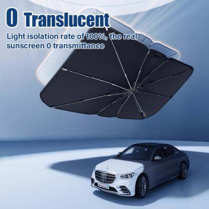 🔥Car Windshield Sun Shade Umbrella – Foldable UV Protection Heat Blocker