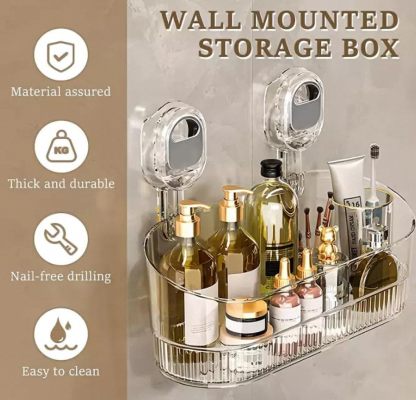 No-Drill Bathroom Suction Storage Box - Buy 1 Get 1 Free
