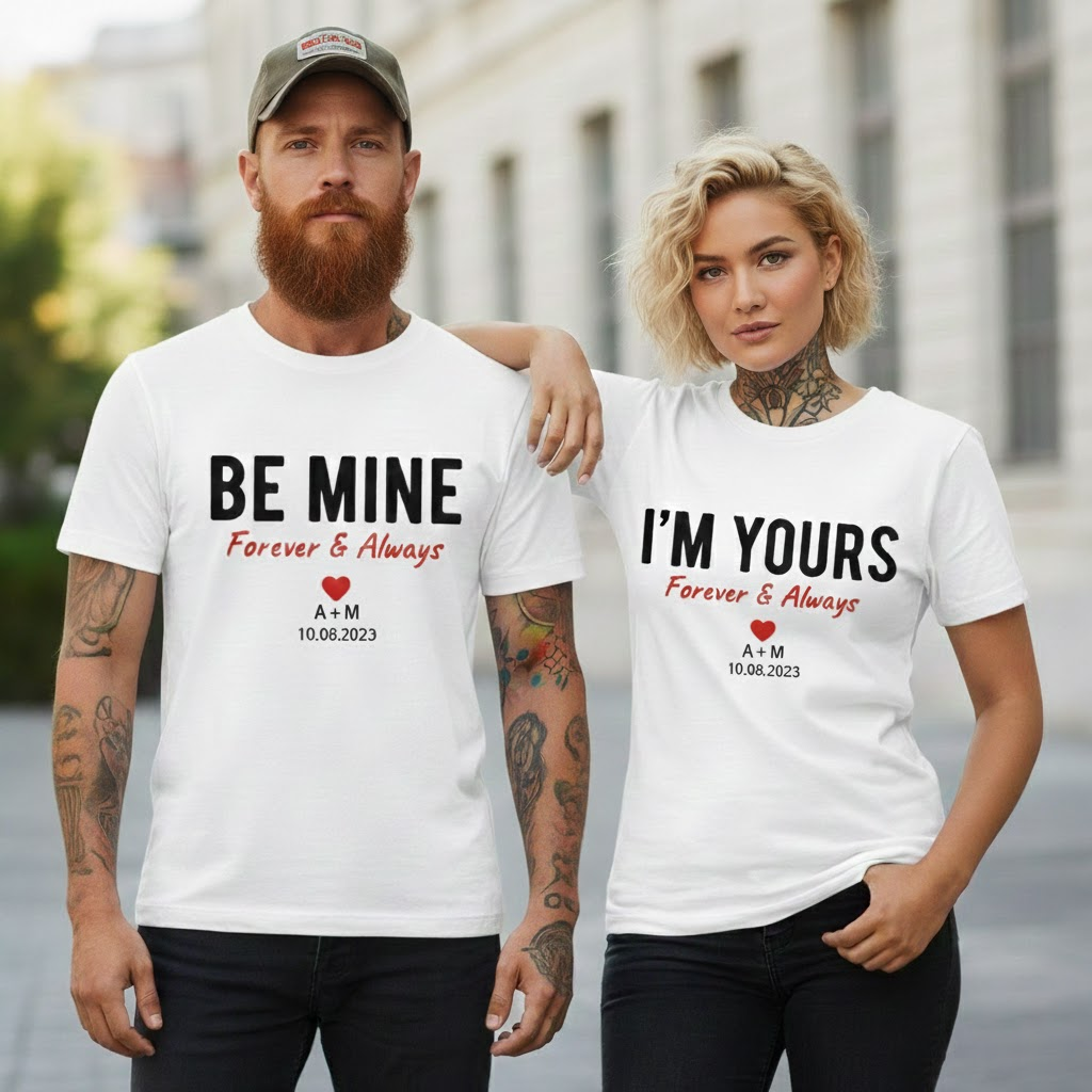 🖤 The "Forever & Always" Custom Commitment Tees 🖤