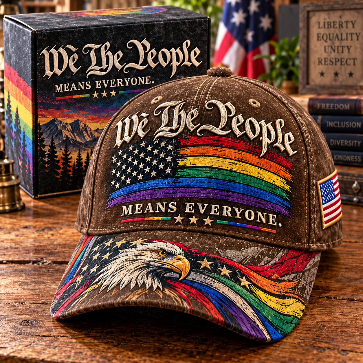 🌈We The People Means Everyone Baseball Cap