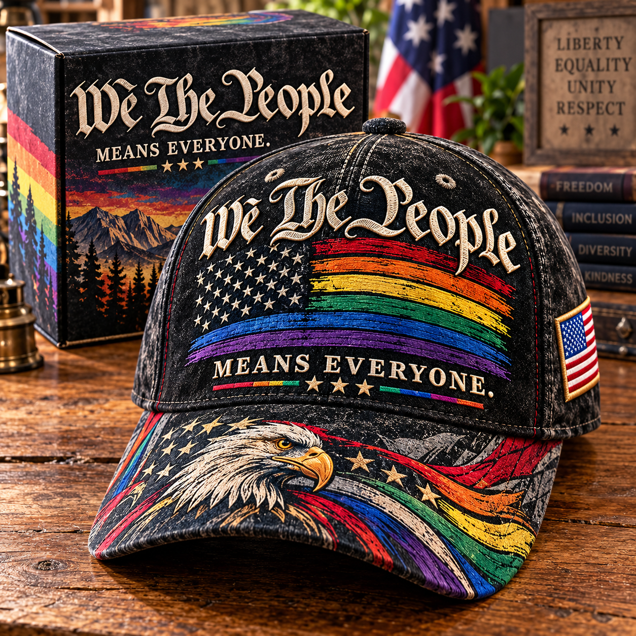🌈We The People Means Everyone Baseball Cap