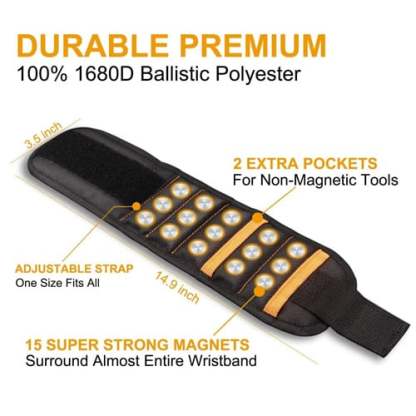 🔥Hot Sale⚡ Magnetic Wrist Tool Holder | Free Up Your Hands & Cut Project Time