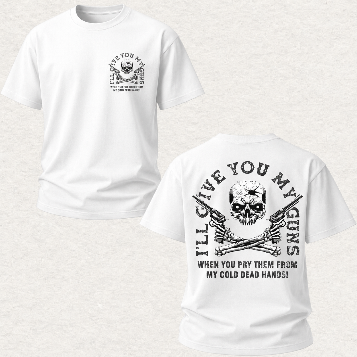 I'll Give You My Guns Printed Men's T-Shirt