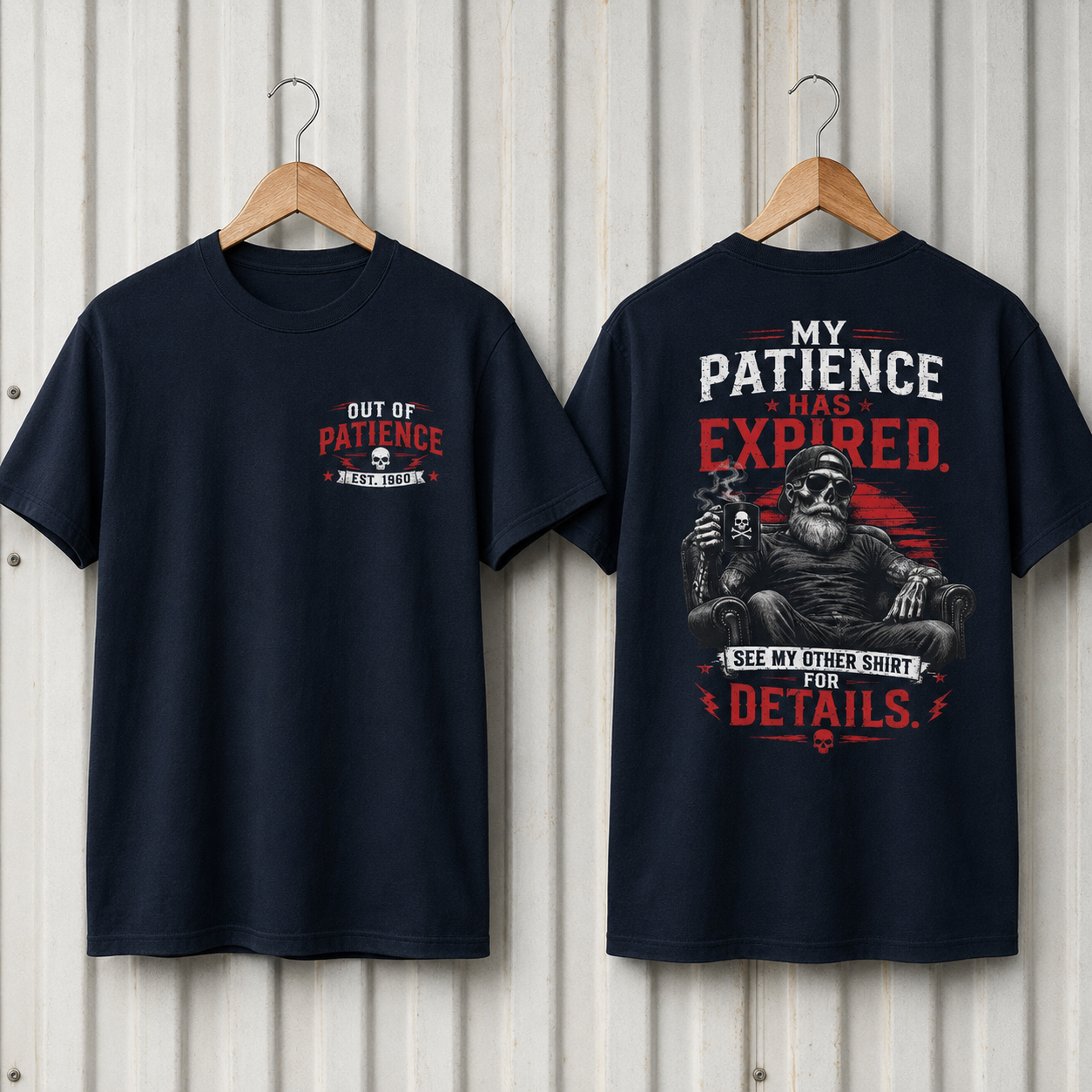 My Patience Has Expired Custom Year T-Shirt