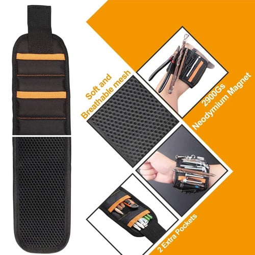 🔥Hot Sale⚡ Magnetic Wrist Tool Holder | Free Up Your Hands & Cut Project Time
