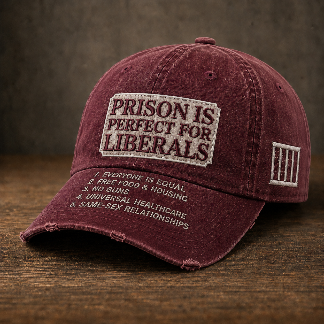 Funny Number List Bold Text Bright Casual Baseballcap