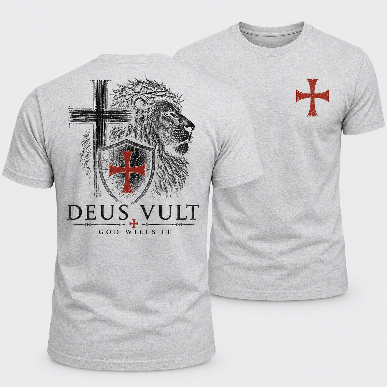 Luxe Mercerized Cotton Tee - Deus Vult