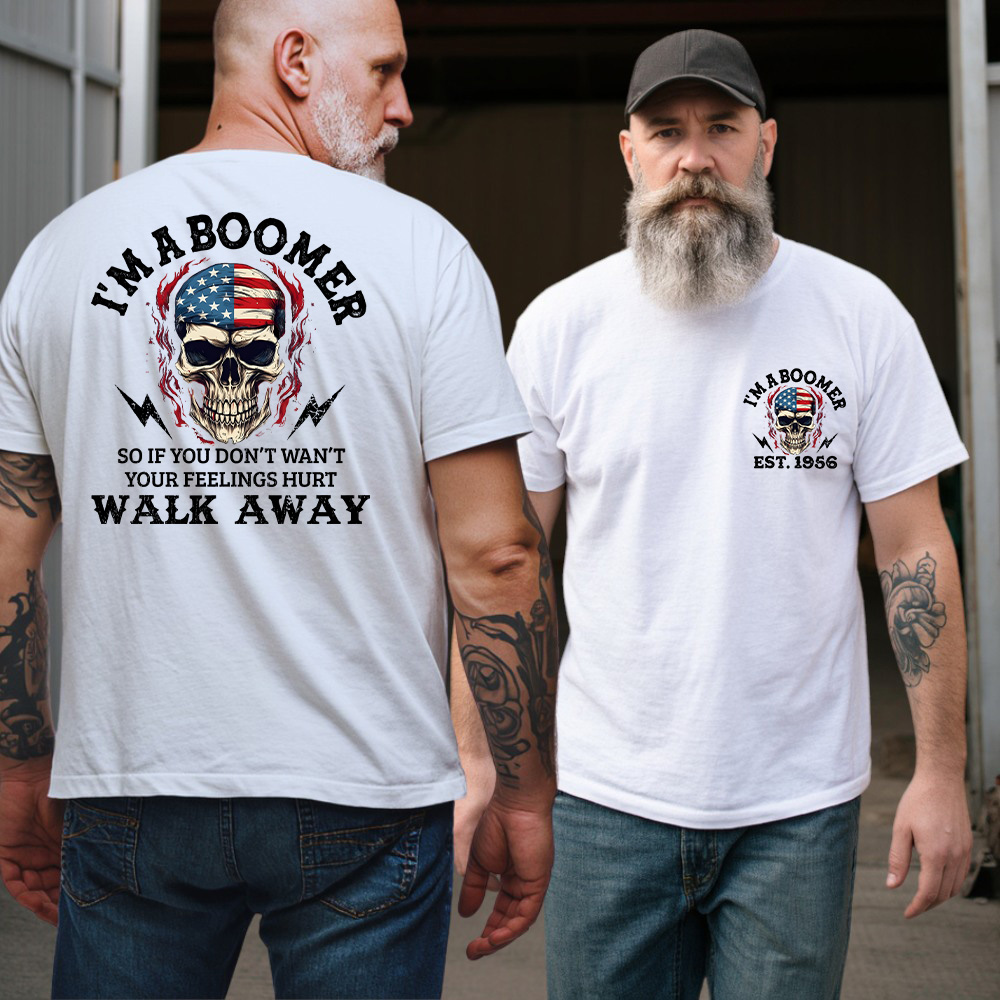 I'M A BOOMER. Walk Away Custom Year Of Birth Sweatshirt, Unisex Hoodie, Boomer Generation T shirt