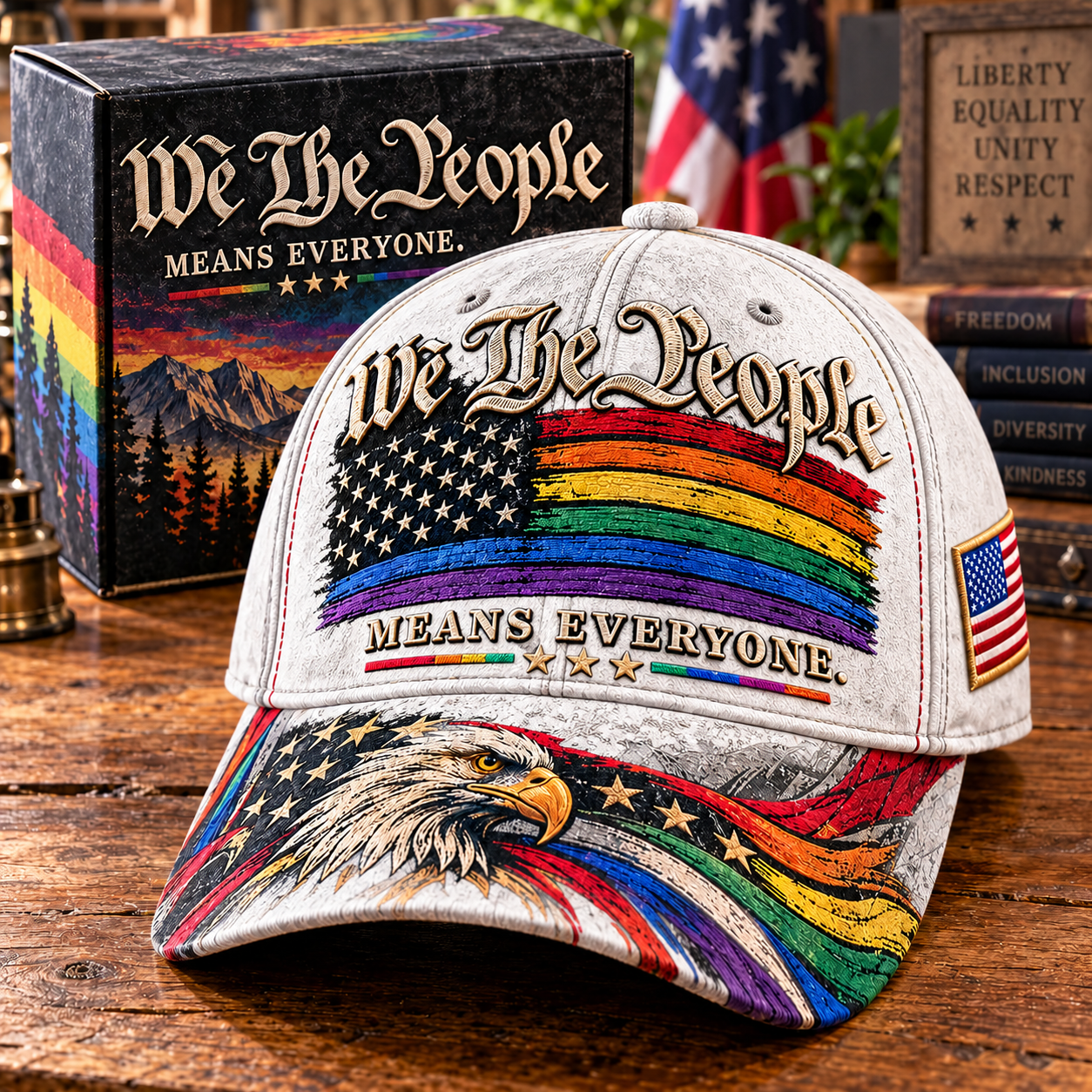 🌈We The People Means Everyone Baseball Cap