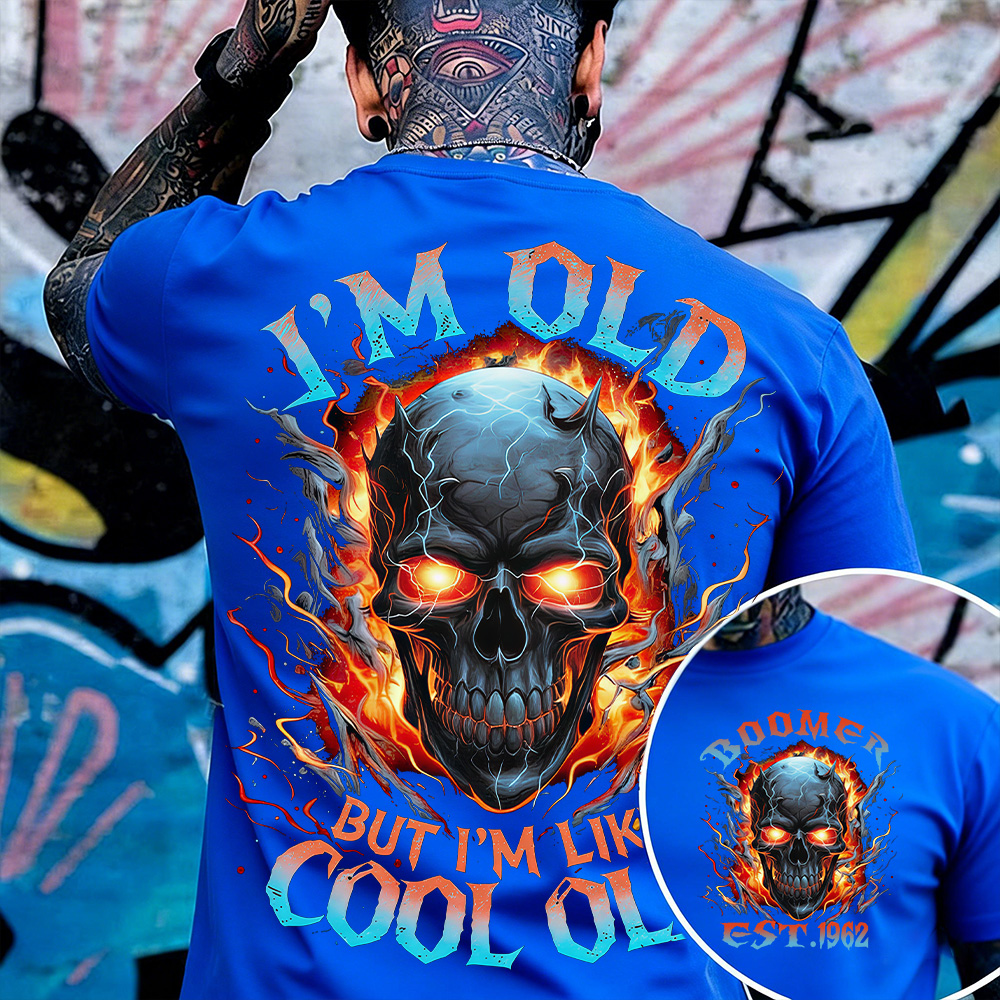 I'm Old But I'm Like Cool Old Custom Year Gen X, Boomer T-shirt