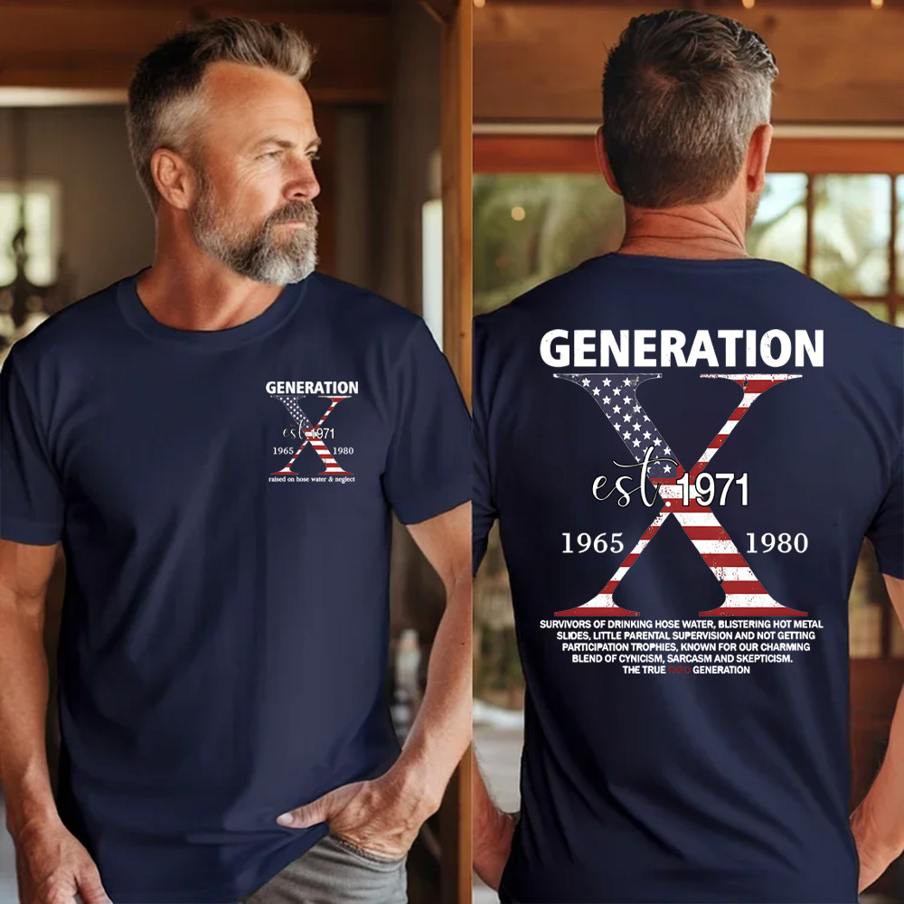 Generation X USA Flag T-Shirt | The True FAFO Generation
