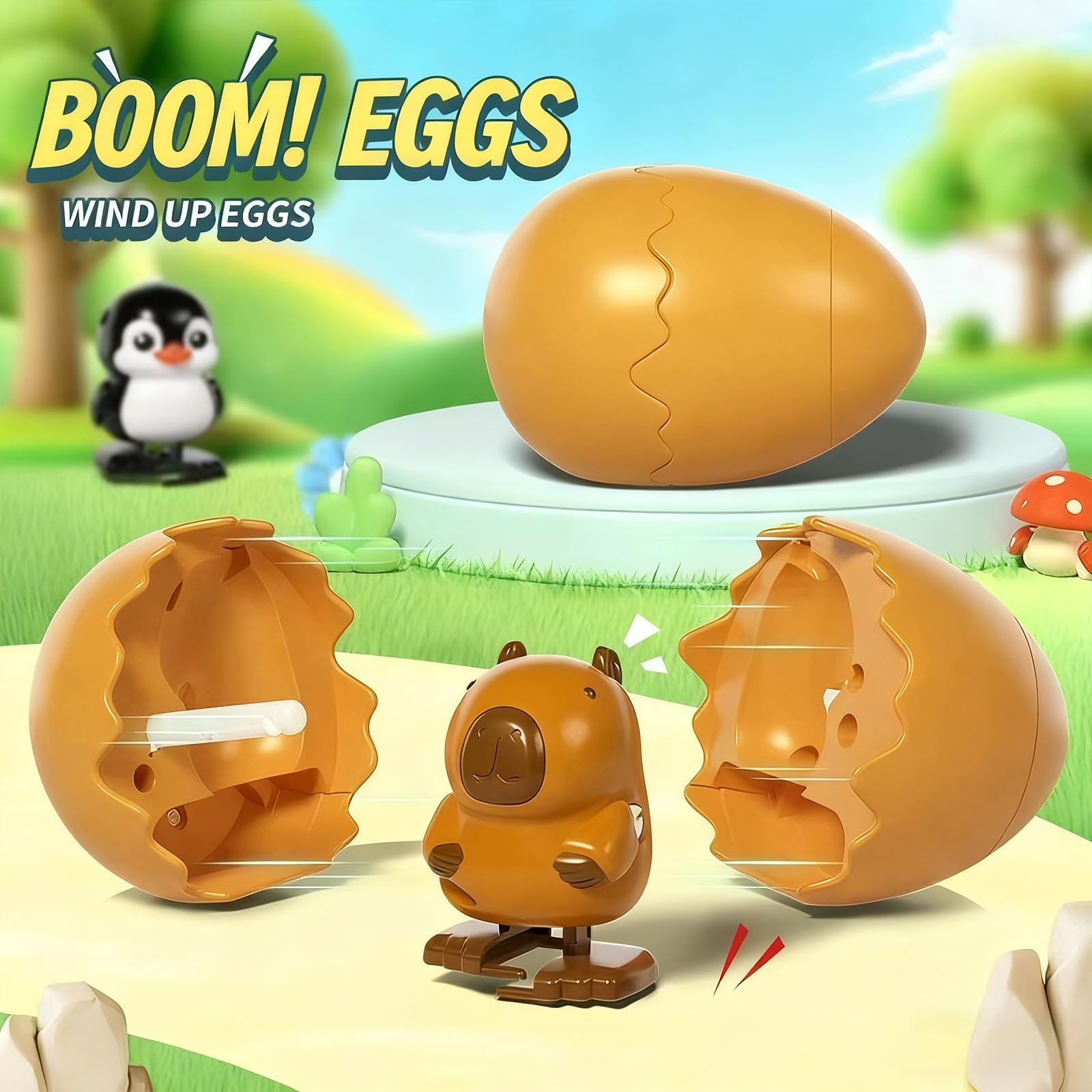🎁 2026 Easter's Latest Gift: Wind-Up Animal Hatching Surprise Egg 🐣