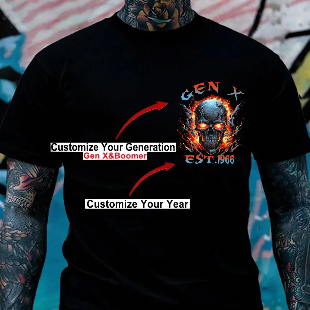 I'm Old But I'm Like Cool Old Custom Year Gen X, Boomer T-shirt