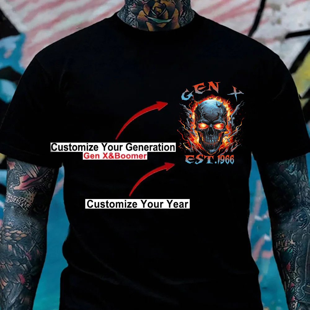 I'm Old But I'm Like Cool Old Custom Year Gen X, Boomer T-shirt