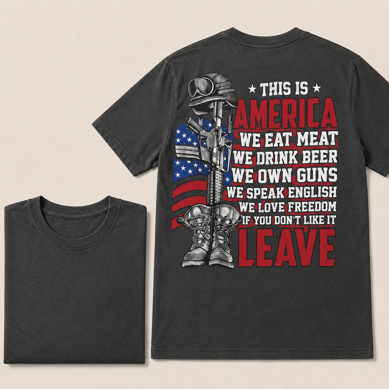My Give A Damn Is Broken Beach Retro T-Shirt