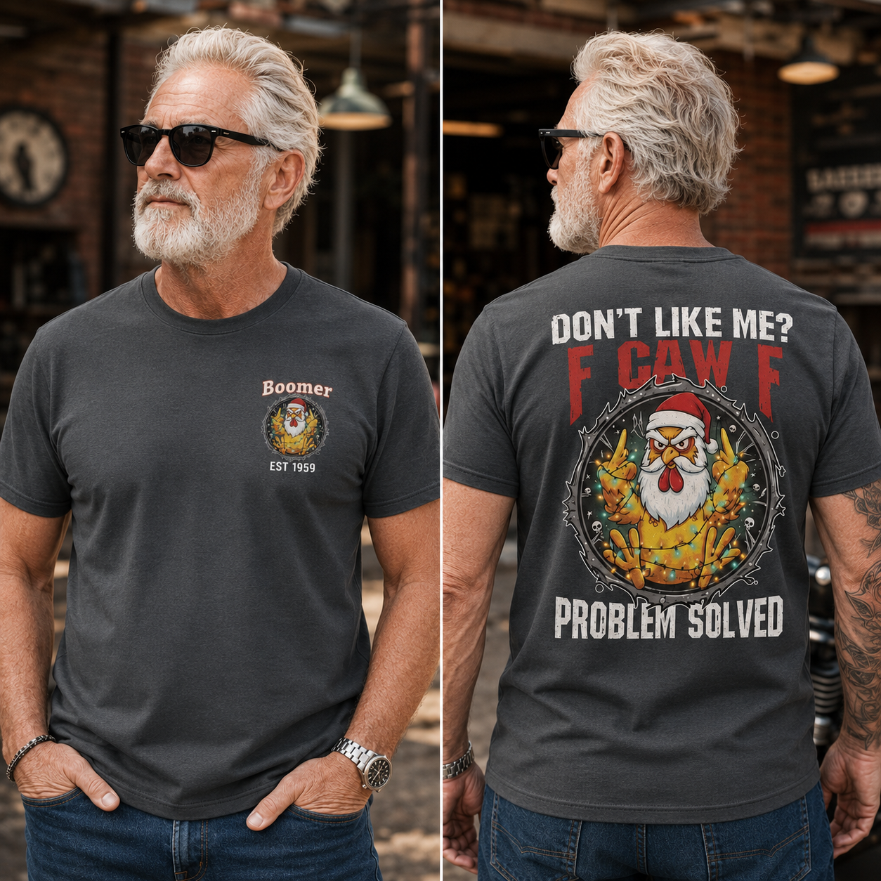 F-CAW-F Christmas Boomer Gen X T-shirt Sweatshirt