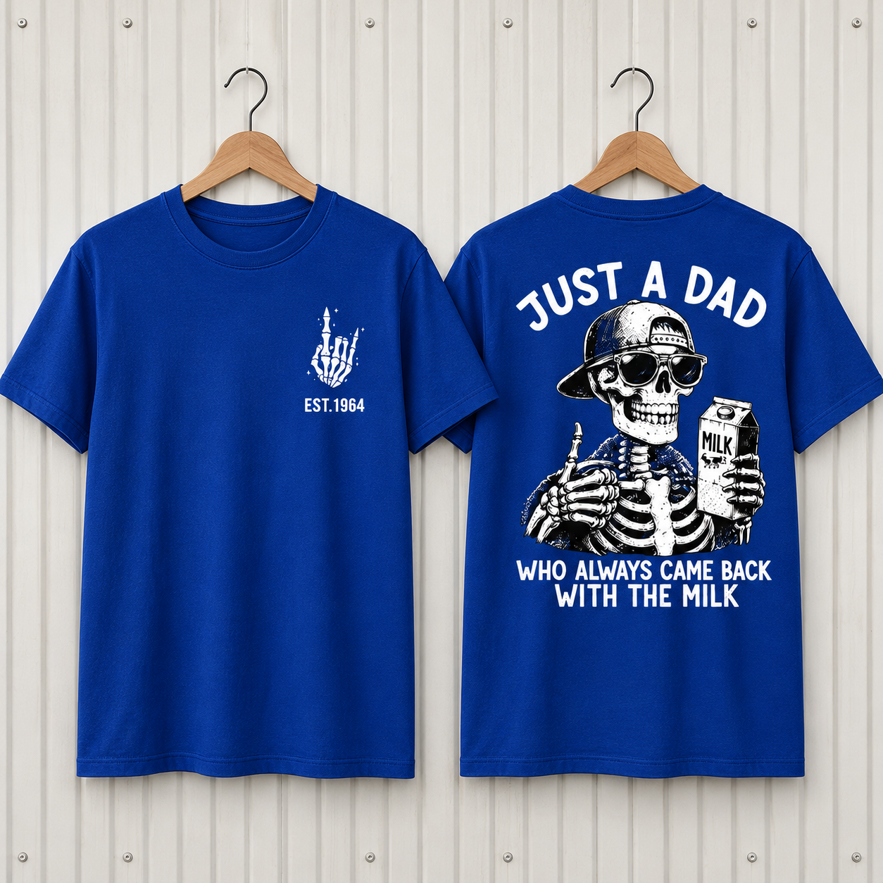 Just A Dad Who Always Came Back With The Milk Custom Year T-shirt