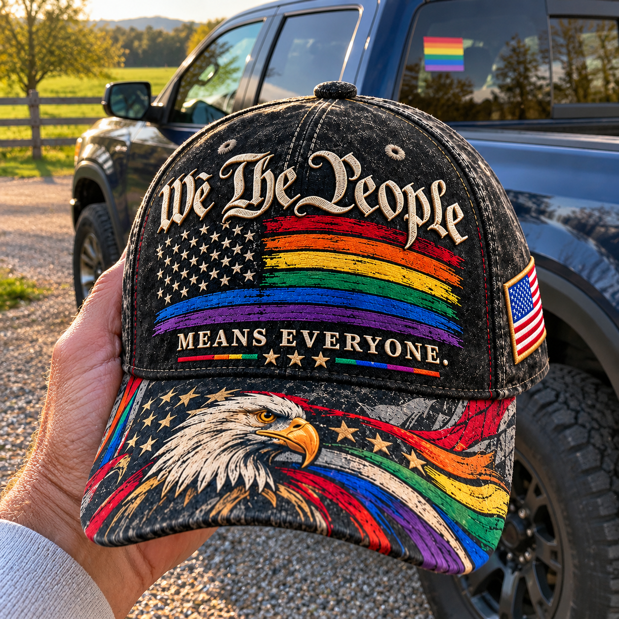 🌈We The People Means Everyone Baseball Cap