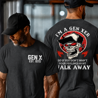 Custom Gen X T-shirt - Retro Vintage Design for Generation X 