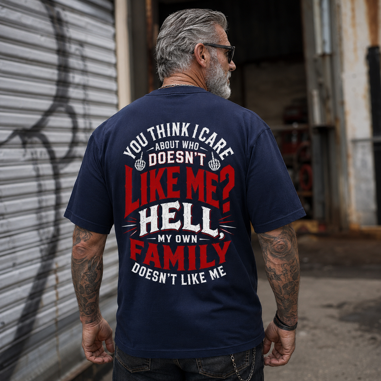 You Think I Care Who Doesn't Like Me Shirt, Funny Graphic Tee for Men & Women