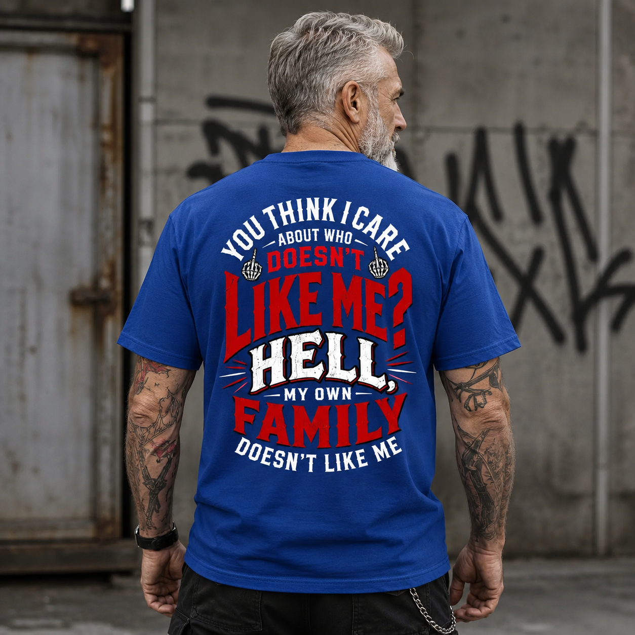You Think I Care Who Doesn't Like Me Shirt, Funny Graphic Tee for Men & Women