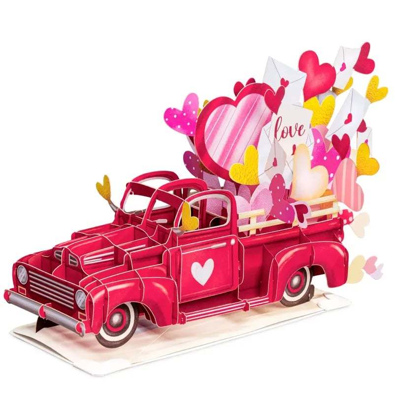 Everlasting 3D Flower Pop-Up Card – Valentine’s Day Keepsake Gift