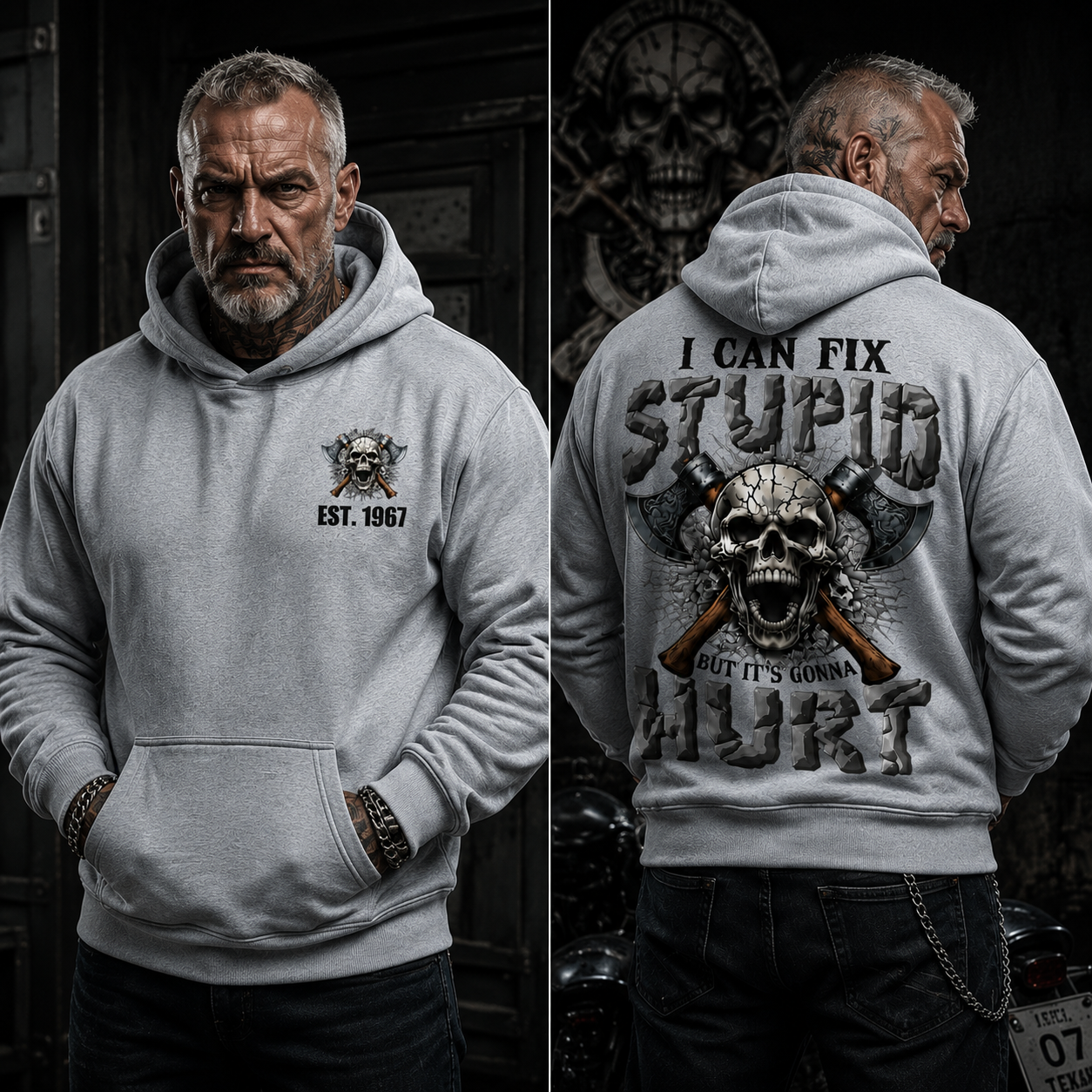 I Can Fix Stupid But It's Gonna Hurt GenX/Boomer Custom Unisex Hoodie