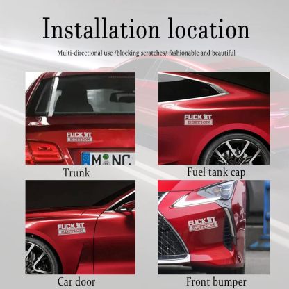 🚗🔥F**K IT Edition Emblem | Car Decal Accessory