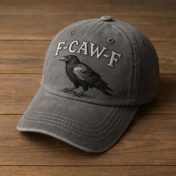 🔥F-CAW-F Crow Hat - 100% Made in the USA