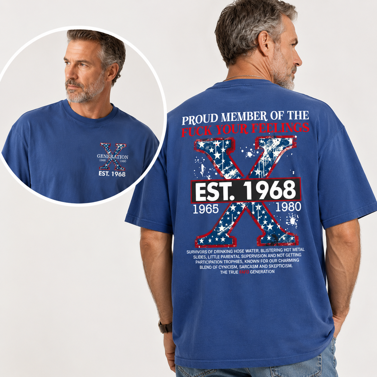 Proud Gen X Member Customize Year Shirt