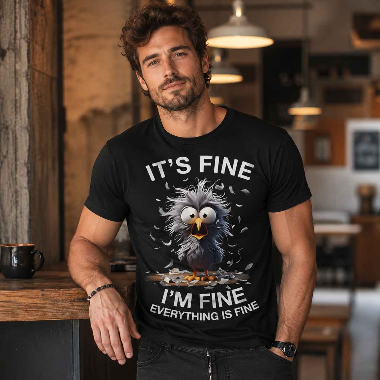Funny Chicken Humorous Rooster Rude T Shirt Short Sleeve T shirt