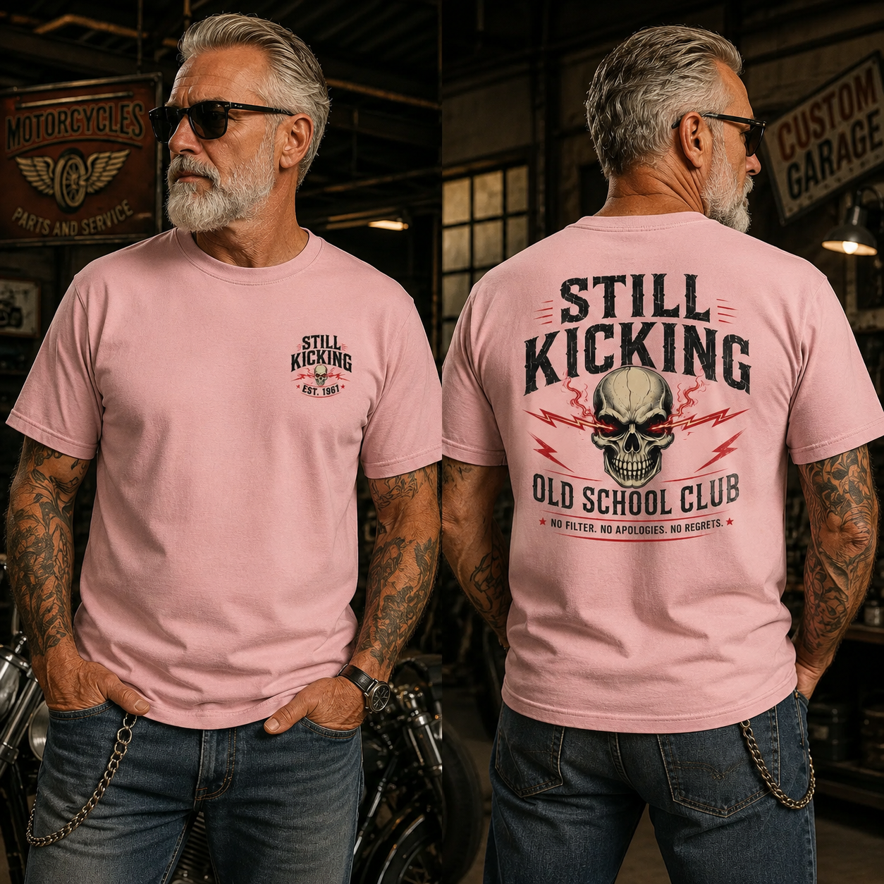 STILL KICKING Custom Year Shirt | Old School Club