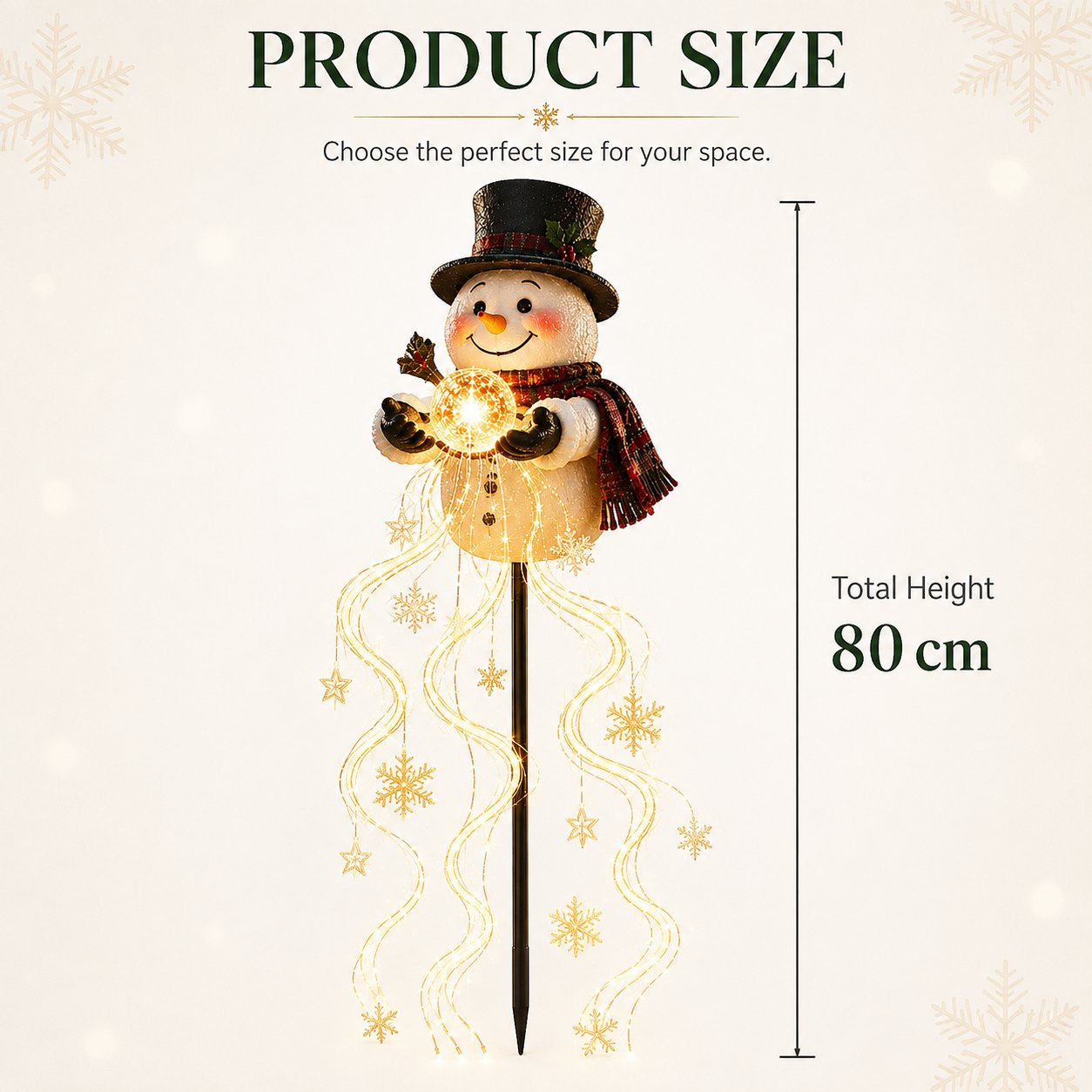 ❄️ Snowman Magic FountainTM – LED-Gartenleuchte🎄