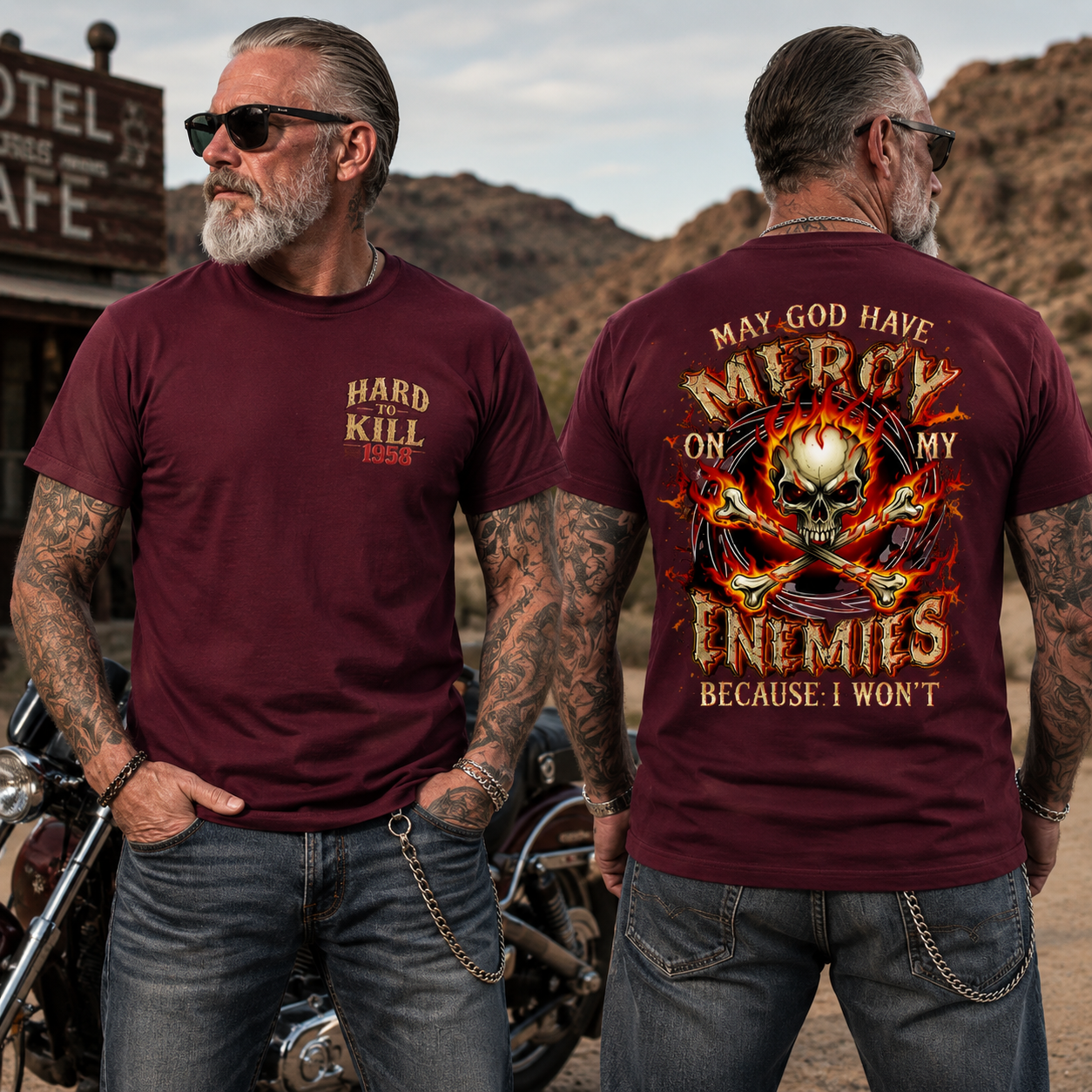 Hard To Kill  May God Have Mercy On My Enemies Personalized Year T-Shirt