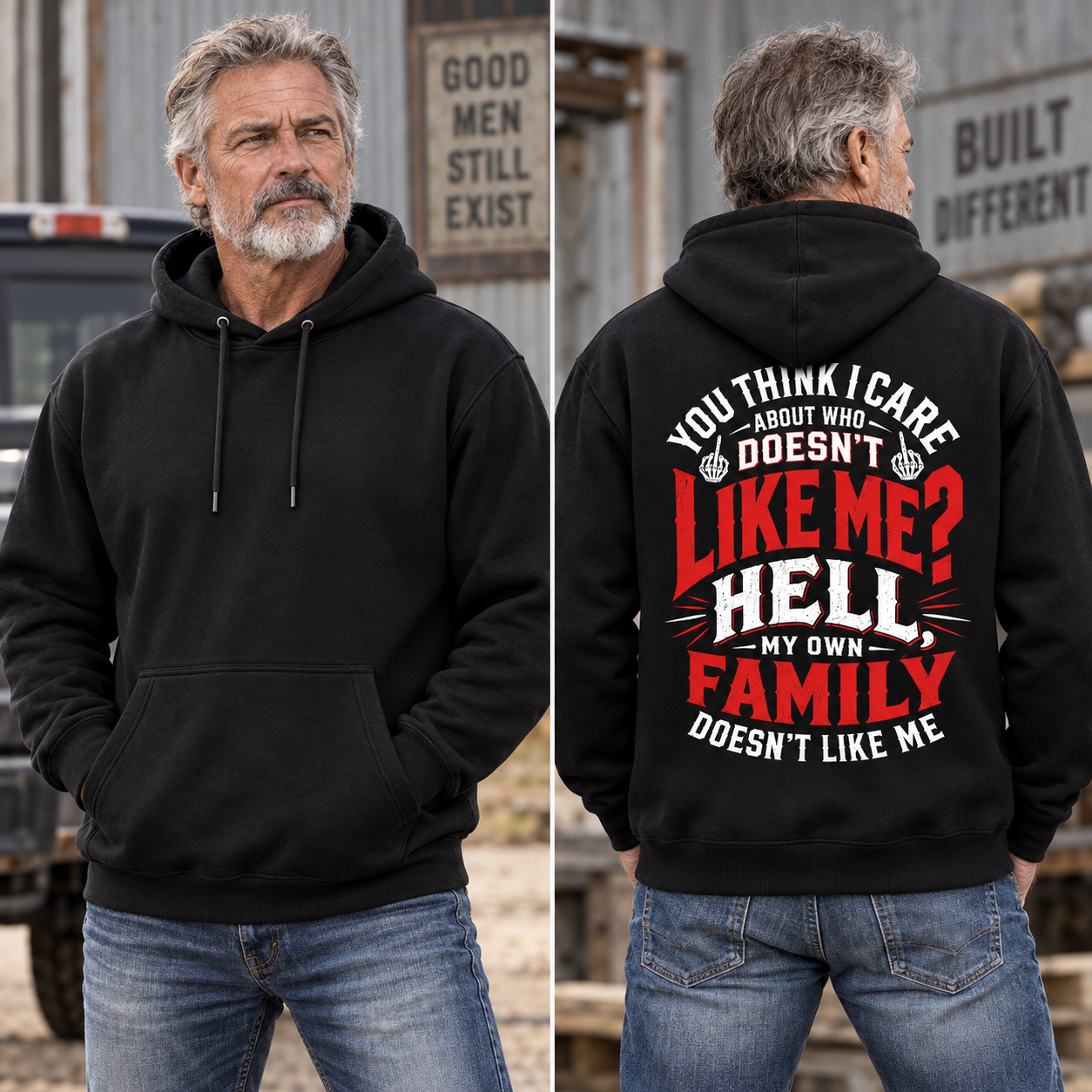 You Think I Care Who Doesn't Like Me Hoodie, Funny Graphic Hoodie for Men & Women