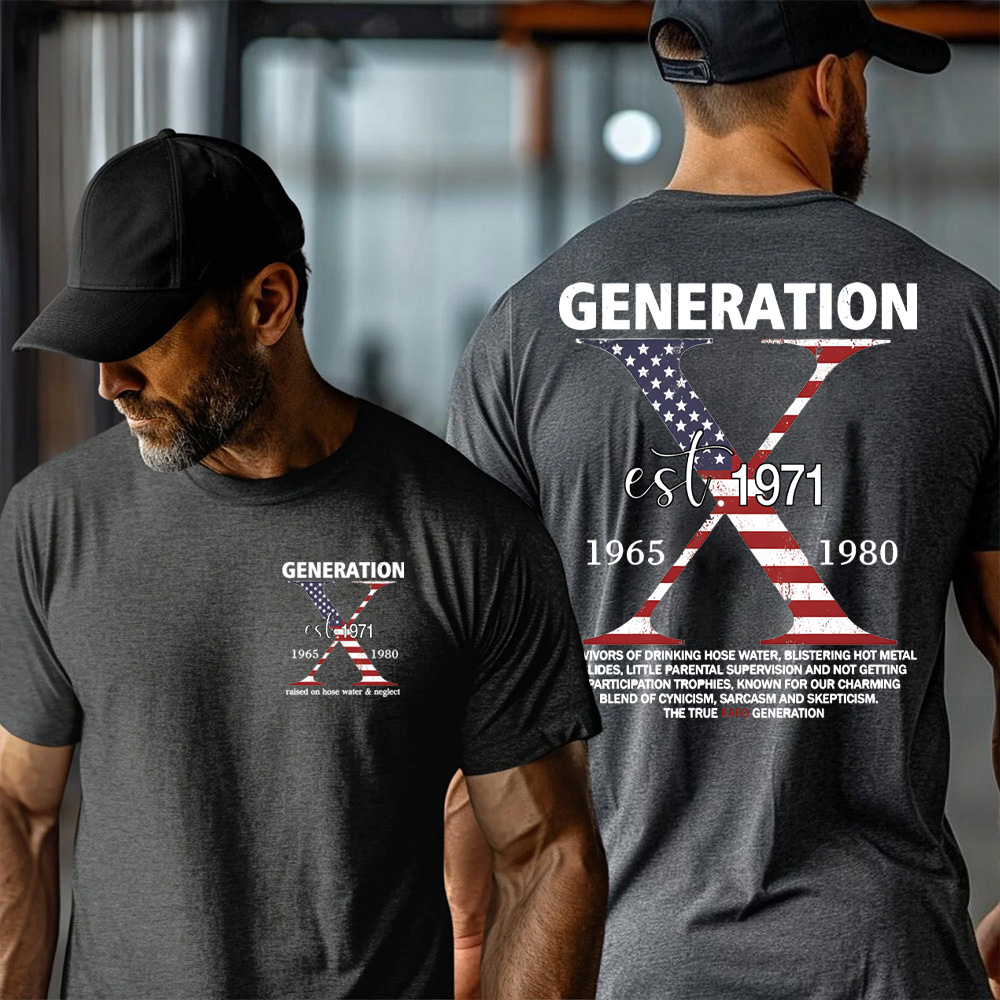 Generation X USA Flag T-Shirt | The True FAFO Generation