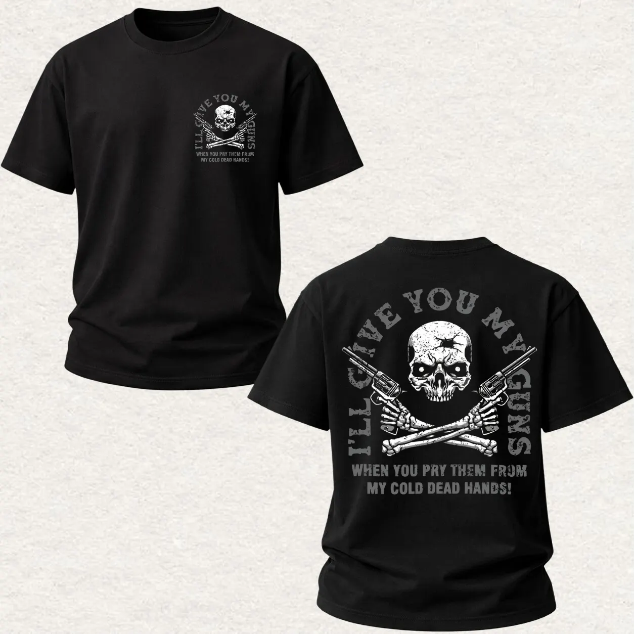 I'll Give You My Guns Printed Men's T-Shirt