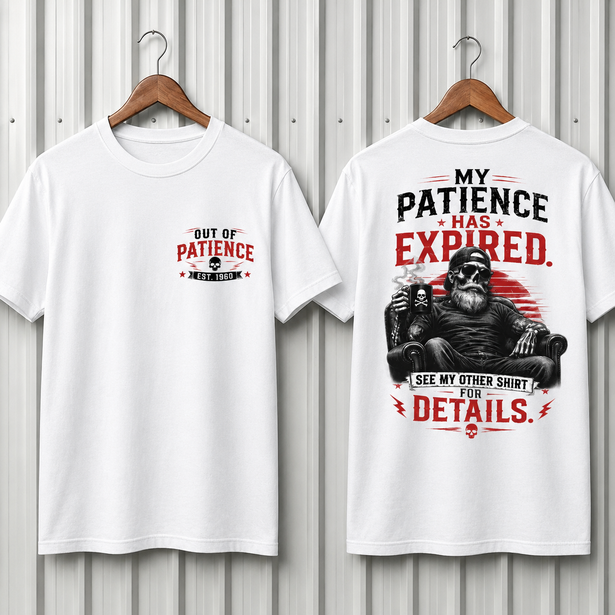 My Patience Has Expired Custom Year T-Shirt
