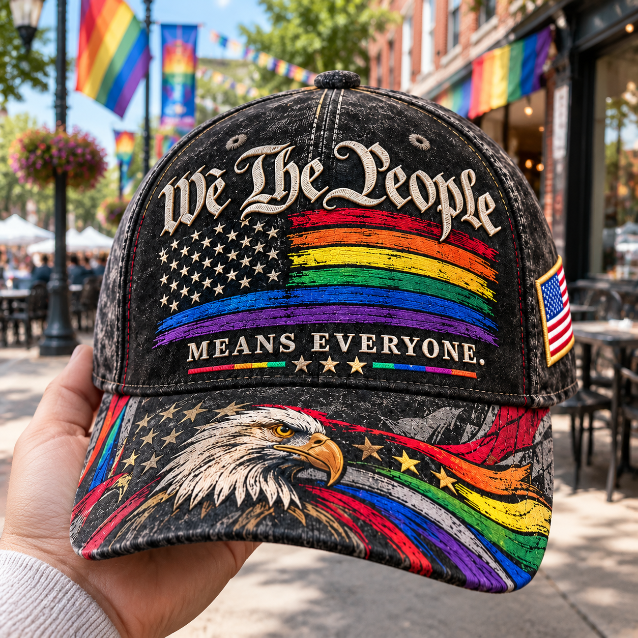 🌈We The People Means Everyone Baseball Cap